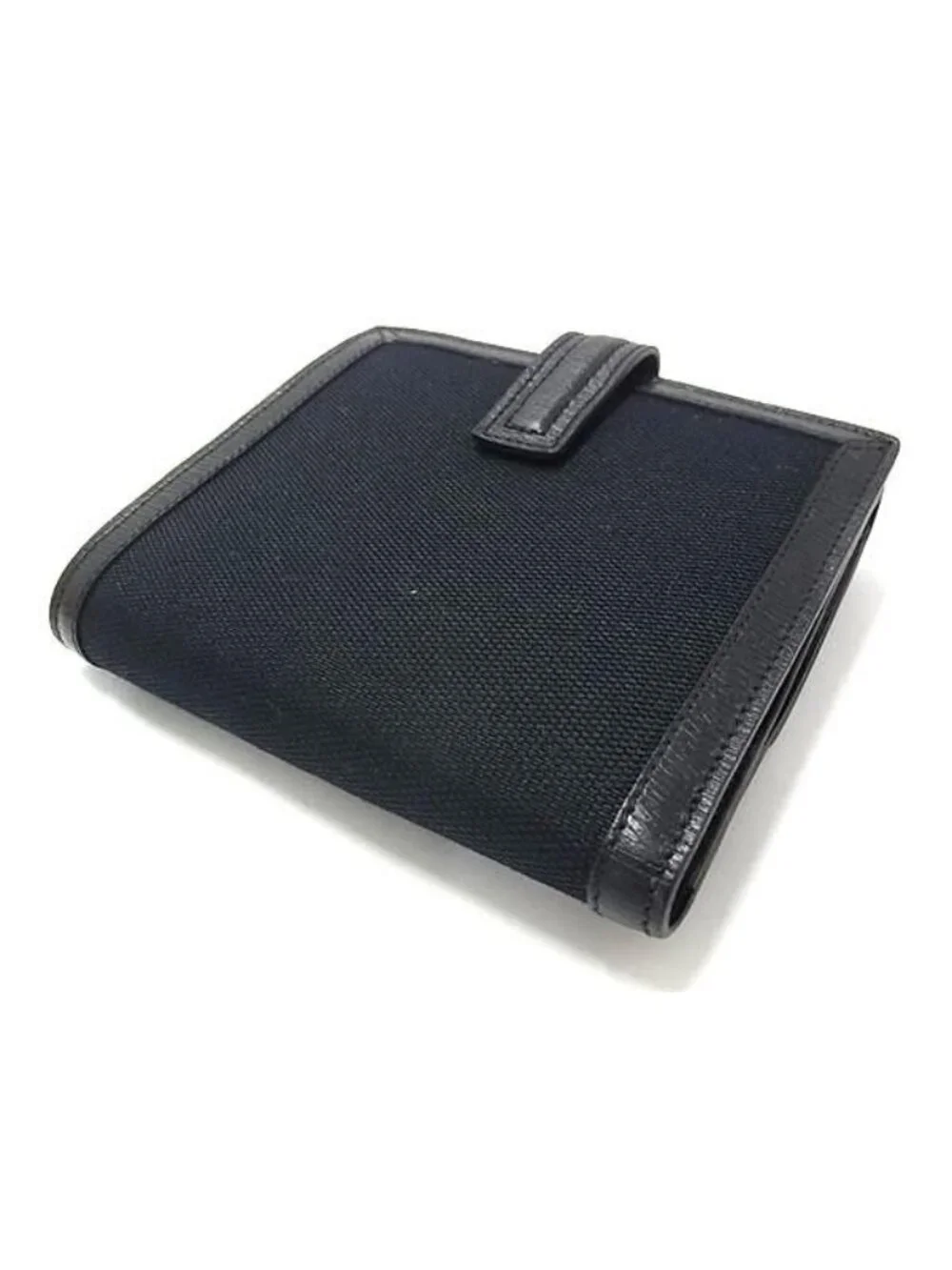 Gucci 035 Canvas Leather Wallet Coin Purse Black - Picture 2 of 6